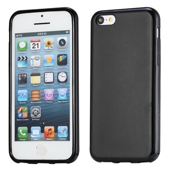 Enkelt silikondeksel - iPhone 5C (svart)