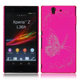 Butterflies Cover Protection Xperia Z (rosa)