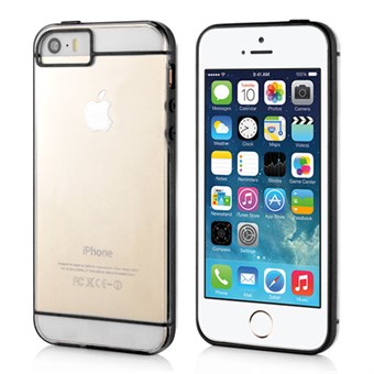 Statement plast- og silikondeksel til iPhone 5 / iPhone 5S / iPhone SE 2013 - Svart