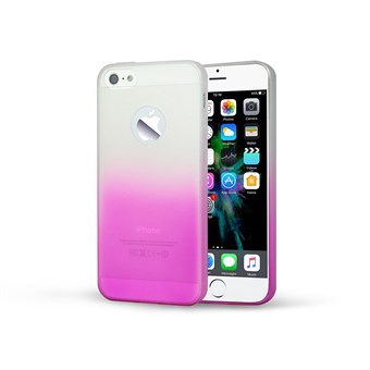 Graduate fargesystem silikondeksel til iPhone 5 / iPhone 5S / iPhone SE 2013 - Magenta
