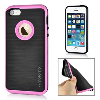 Motomo Smart silikondeksel til iPhone 5 / iPhone 5S / iPhone SE 2013 - Rosa