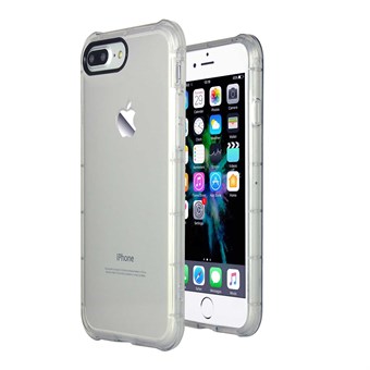 Hjørnebeskyttelse silikondeksel iPhone 7 Plus / iPhone 8 Plus - Grå