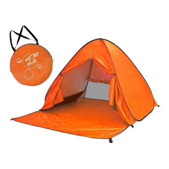 Pop-up telt vanntett for strand/festival 150 X 165 X 100 cm - Oransje
