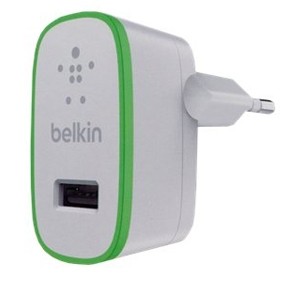 AC USB Vegglader 2,4 AMP - Fra Belkin