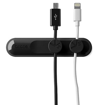 Magnetisk ledningsholder med 3 klips