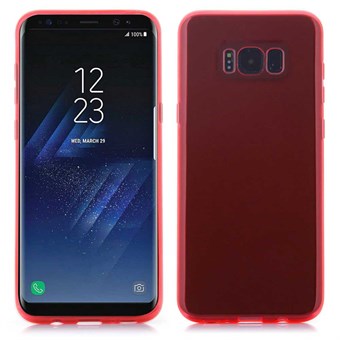 Solid deksel i TPU til Samsung Galaxy S8 Plus - Rød