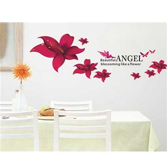 TipTop Wallstickers 45x60cm AY Angel Flower Print