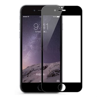 Anti-eksplosjon iPhone 7 / iPhone 8 / iPhone SE Full dekning herdet glass med svart kant