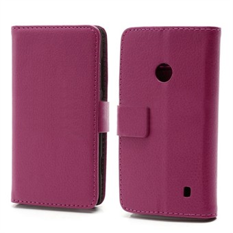 Praktisk lommebok – Lumia 520/525 (Magenta)