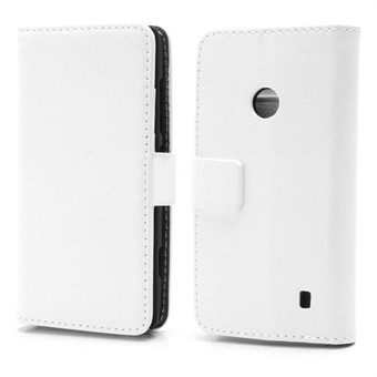 Praktisk lommebok – Lumia 520/525 (hvit)