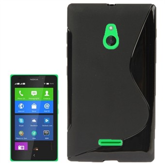 S-Line silikondeksel - Nokia XL (svart)