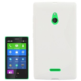 S-Line silikondeksel - Nokia XL (hvit)