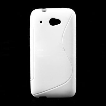 S-Line silikondeksel - HTC 601 Zara (hvit)