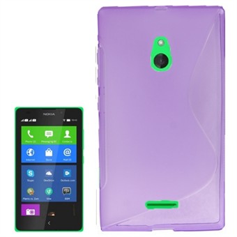 S-Line silikondeksel - Nokia XL (lilla)