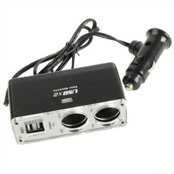 2 x USB og sigarettenner