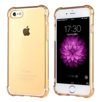 Beskyttende silikondeksel til iPhone 7 / iPhone 8 - Gull