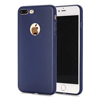 Slim Beskyttelsesdeksel til iPhone 7 Plus / iPhone 8 Plus - Mørkeblå