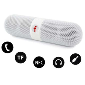 Fivestar F808 Bluetooth-høyttaler - Hvit