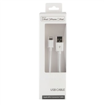 Lightning-kabel 1m USB-datakontakt - Fra Essentials