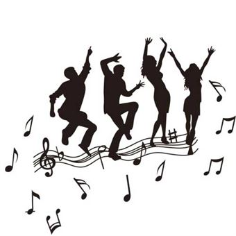 Wall Stickers - Føl musikken