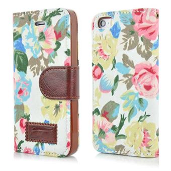 Flower Premium Deksel til iPhone 5 / iPhone 5S / iPhone SE 2013- Hvit
