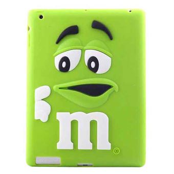 M & M 3D Gummi Deksel til iPad Mini 1/2/3 - Grønn