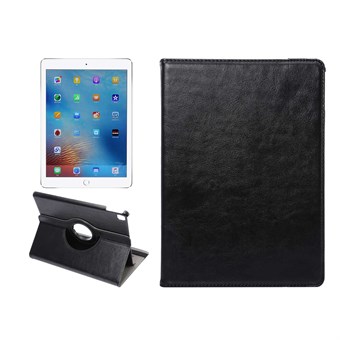 iPad Pro 9.7 Rotary Case Med Sleep Funksjon - Svart