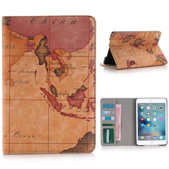World Map Case for iPad Mini 4 - Kart over Kina vintage