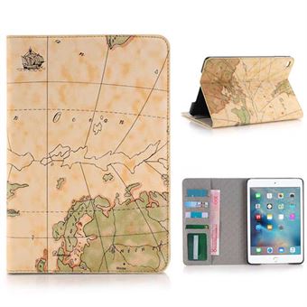 World Map Case for iPad Mini 4 - Vintage