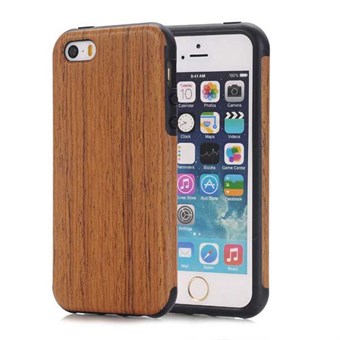 Premium tre-look deksel i silikon iPhone 5 / iPhone 5S / iPhone SE 2013 trefarge