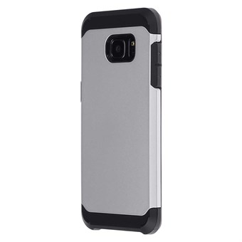 Hardt deksel silikon/plast Samsung Galaxy S7 Edge krom