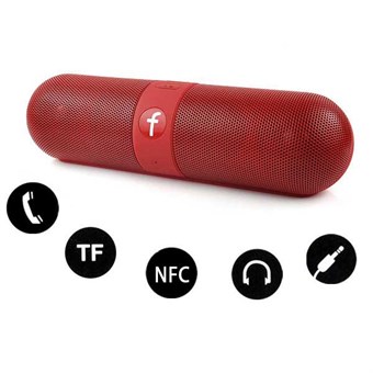 Fivestar F808 Bluetooth-høyttaler - Rød