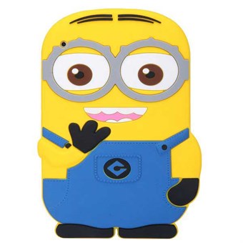 3D iPad Mini 1/2/3 Minion silikondeksel (babyblå)