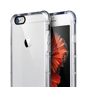 Crystal støtdempende silikondeksel til iPhone 6 / iPhone 6s - Gjennomsiktig