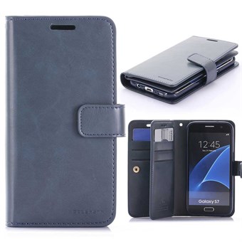 Multi Mercy lærveske M. Kredittkort Galaxy S7 Mørk blå