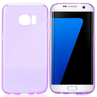Mykt silikondeksel Galaxy S7 (lilla)