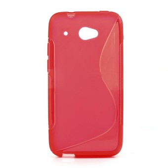 S-Line silikondeksel - HTC 601 Zara (rød)