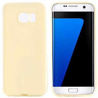 Klassisk silikondeksel Galaxy S7 (lysegul)