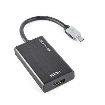Konverter enhet USB type C til HDMI-Sort