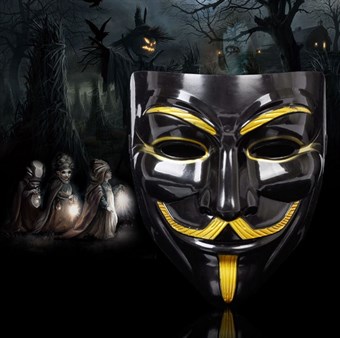 V for Vendetta Mask Black - (Special Edition)