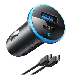 Bil lader med Rask lading