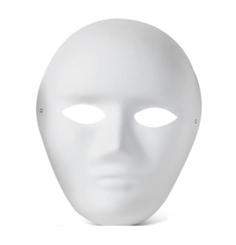 Design din egen Halloweenmaske - voksen - 1 stk