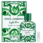 Dolce & Gabbana Light Blue Capri In Love Pour Homme Travel Retail Exclusive - Eau de Parfum - Duftprøve - 2 ml