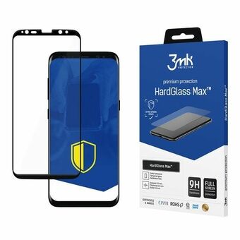 3MK HardGlass Max Sam G950 S8 svart, FullScreen Glass