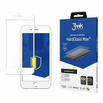 3MK HardGlass Max iPhone 6 Plus hvit hvit, fullskjermsglass