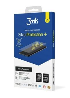 3MK Silver Protect+ iPhone 12 Mini 5,4" Folia med antibakteriell beskyttelse som monteres vått.