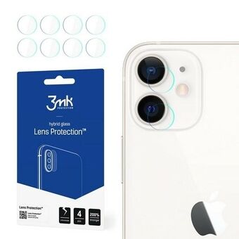 3MK Lens Protect for iPhone 12 - linsebeskyttelse for kameraet, 4 stykker