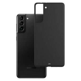 3MK Matt Case Samsung G996 S21+ svart/svart