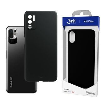 3MK Matt Case Xiaomi Redmi Note 10 5G svart / svart