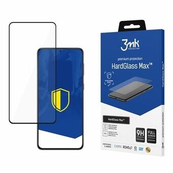 3MK HardGlass Max Sam S906 S22 Plus svart/sort FullScreen Glass